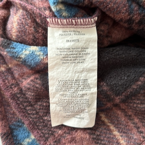 O’Neil ZUMA Super fleece Flannel Shirt Shacket Snap front closure Plaid women M - Picture 17 of 17